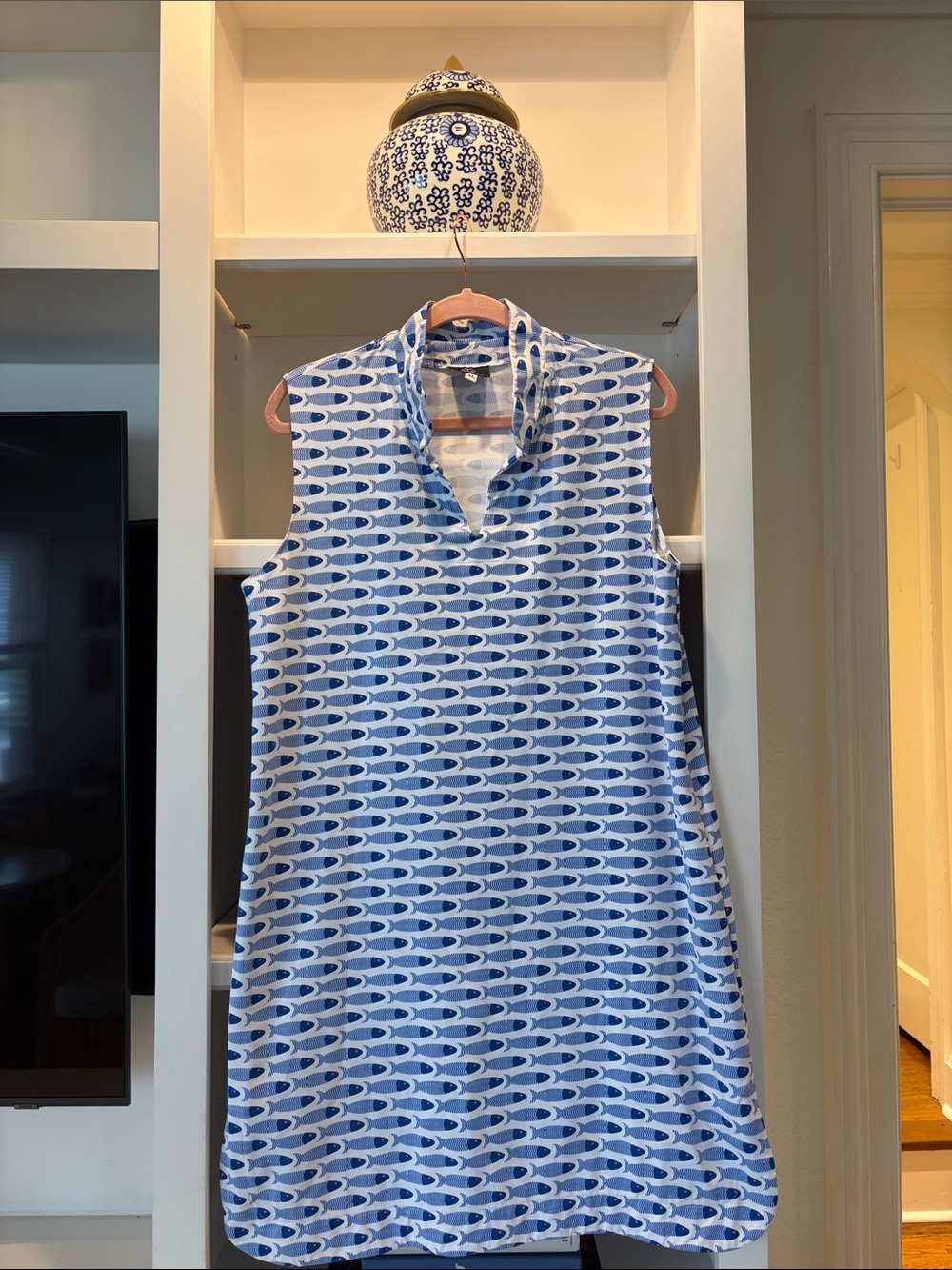 Sailor Sailor Sleeveless Shift Dress